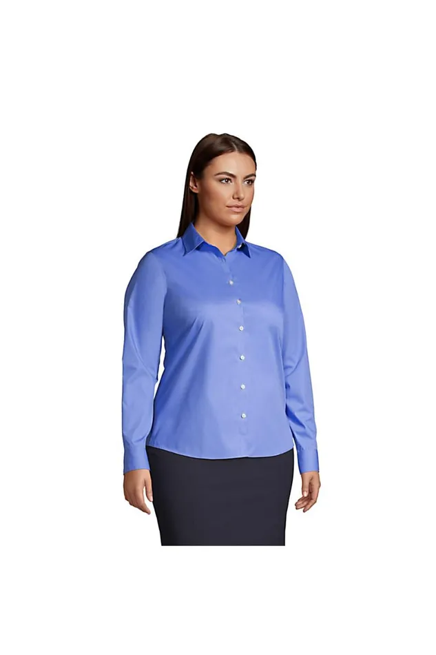 Lands039 End Shirts and Blouses Women Plus Size Long Sleeve Broadcloth Shirt Spiceberry Lands039 End Shirts and Blouses Women Plus Size Long Sleeve Broadcloth Shirt Spiceberry