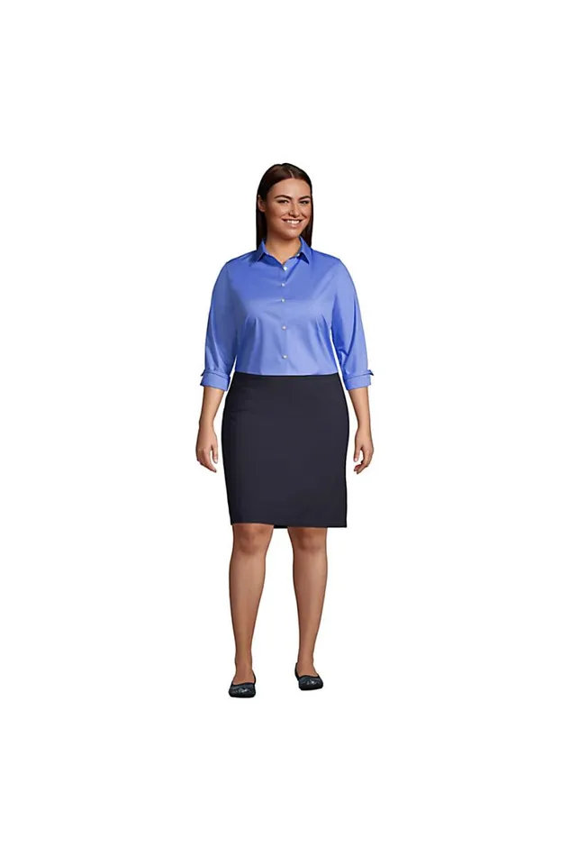 Lands039 End Shirts and Blouses Women Plus Size Long Sleeve Broadcloth Shirt Spiceberry Lands039 End Shirts and Blouses Women Plus Size Long Sleeve Broadcloth Shirt Spiceberry