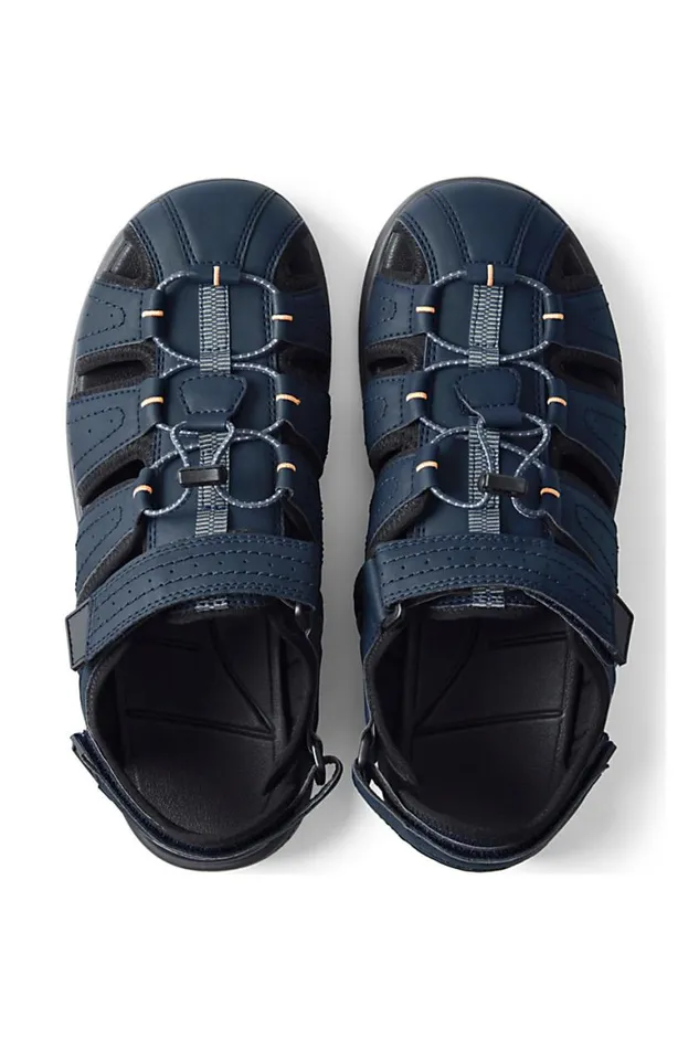 Lands039 End Shoes Men Closed Toe Water Sandals Radiant Navy Lands039 End Shoes Men Closed Toe Water Sandals Radiant Navy