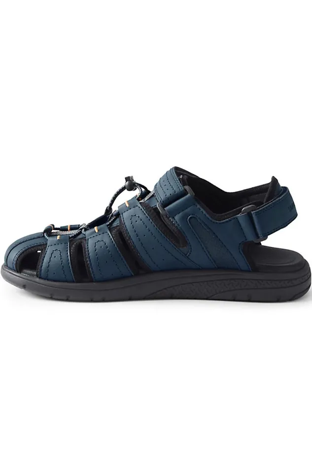 Lands039 End Shoes Men Closed Toe Water Sandals Radiant Navy Lands039 End Shoes Men Closed Toe Water Sandals Radiant Navy