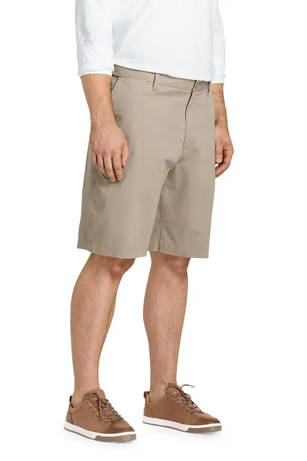 Lands039 End Shorts Men Big And Tall 11034 Comfort Waist Comfort First Knockabout Chino Shorts Radiant Navy