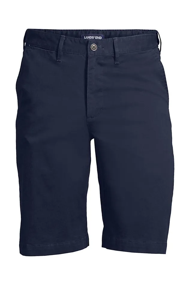 Lands039 End Shorts Men Big And Tall 11034 Comfort Waist Comfort First Knockabout Chino Shorts Radiant Navy
