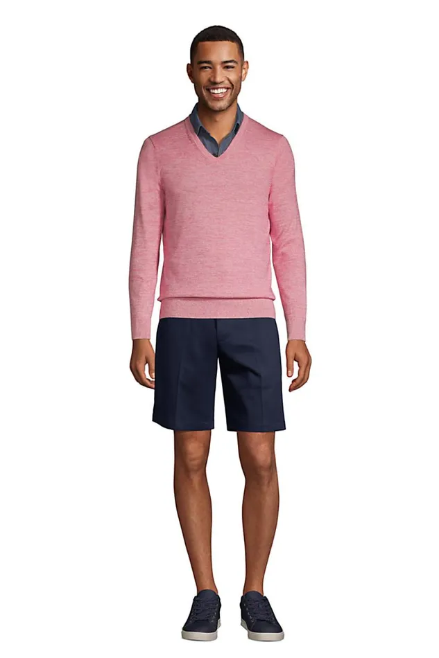 Lands039 End Shorts Men Comfort Waist 9 Inch No Iron Chino Shorts Radiant Navy Lands039 End Shorts Men Comfort Waist 9 Inch No Iron Chino Shorts Radiant Navy