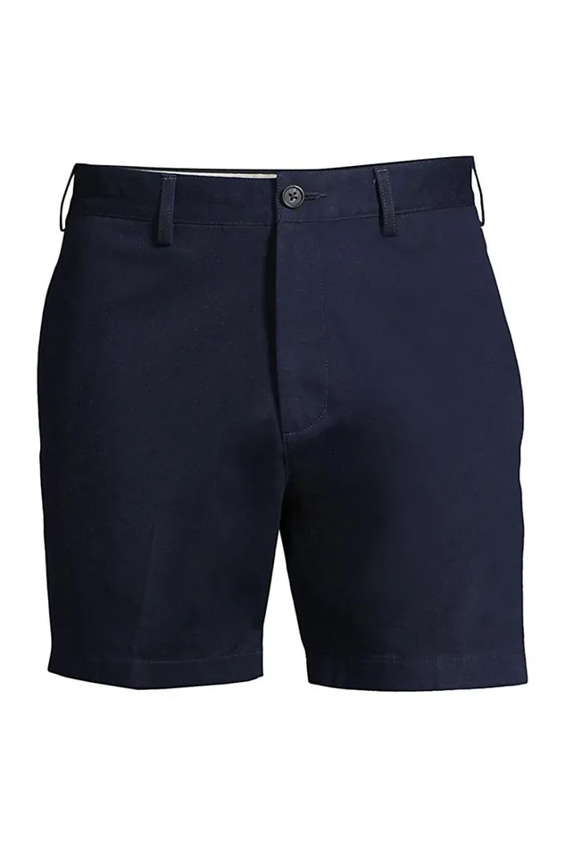 Lands039 End Shorts Men Traditional Fit 6 Inch No Iron Chino Shorts Radiant Navy Lands039 End Shorts Men Traditional Fit 6 Inch No Iron Chino Shorts Radiant Navy