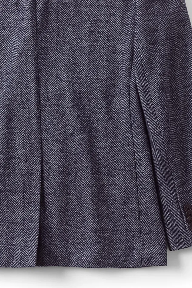 Lands039 End Sportcoats and Blazers Men Traditional Fit Italian Knit Blazer Navy Herringbone Lands039 End Sportcoats and Blazers Men Traditional Fit Italian Knit Blazer Navy Herringbone
