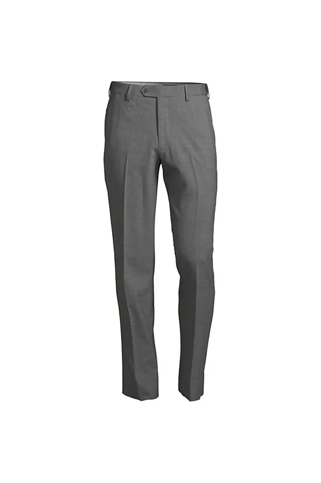 Lands039 End Suits and Separates Men Big And Tall Comfort Waist Comfortfirst Yearrounder Wool Dress Pants Light Charcoal Lands039 End Suits and Separates Men Big And Tall Comfort Waist Comfortfirst Yearrounder Wool Dress Pants Light Charcoal