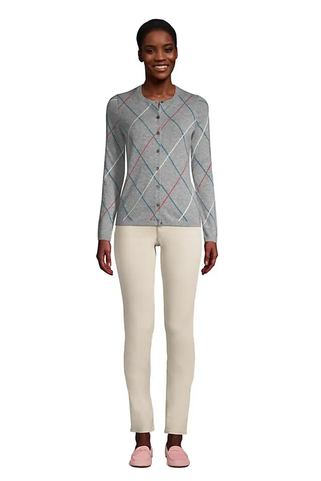 Lands039 End Sweaters Women Cashmere Cardigan Sweater Rubellite Argyle Lands039 End Sweaters Women Cashmere Cardigan Sweater Rubellite Argyle