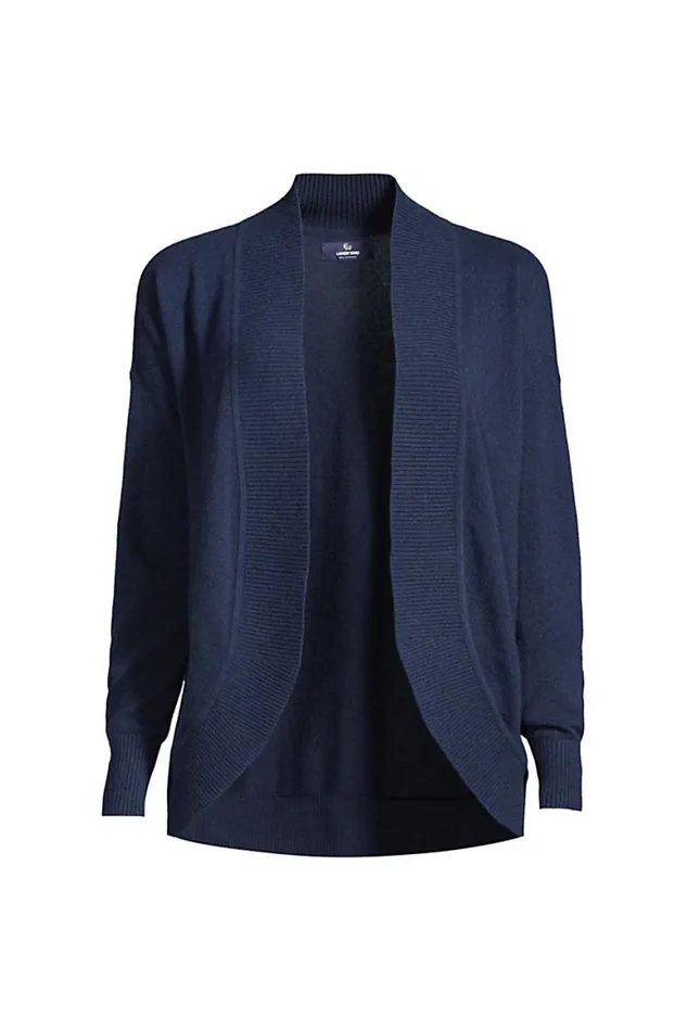 Lands039 End Sweaters Women Cashmere Cocoon Cardigan Sweater Radiant Navy Lands039 End Sweaters Women Cashmere Cocoon Cardigan Sweater Radiant Navy