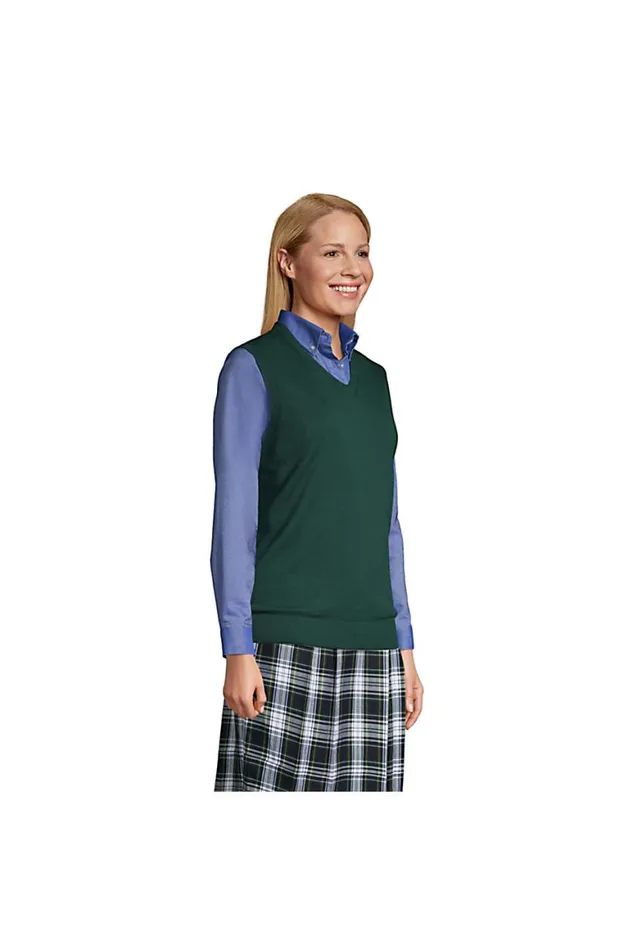 Lands039 End Sweaters Women Cotton Modal Fine Gauge Sweater Vest Black Lands039 End Sweaters Women Cotton Modal Fine Gauge Sweater Vest Black