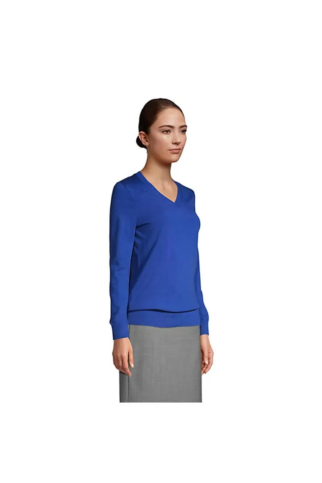 Lands039 End Sweaters Women Performance Vneck Sweater Black Lands039 End Sweaters Women Performance Vneck Sweater Black