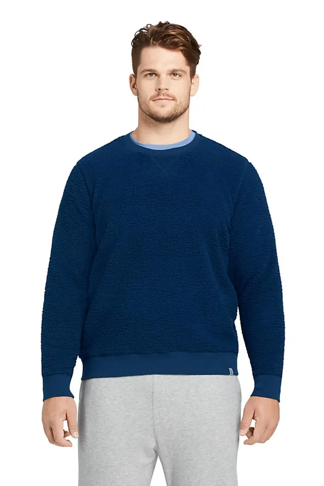 Lands039 End Sweatshirts and Hoodies Men Big Long Sleeve Sherpa Fleece Crewneck Sweatshirt Forest Moss Lands039 End Sweatshirts and Hoodies Men Big Long Sleeve Sherpa Fleece Crewneck Sweatshirt Forest Moss