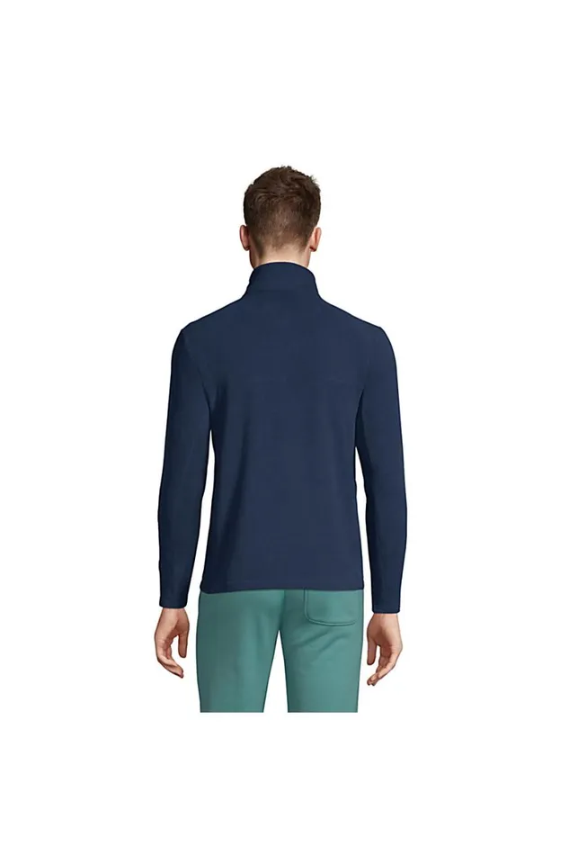 Lands039 End Sweatshirts and Hoodies Men Fleece Quarter Zip Pullover Top Radiant Navy Lands039 End Sweatshirts and Hoodies Men Fleece Quarter Zip Pullover Top Radiant Navy