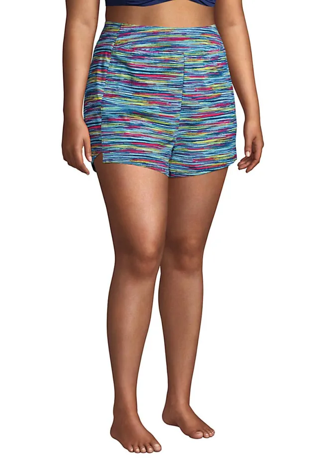Lands039 End Swimsuits Women Plus Size Chlorine Resistant 3034 Modest Swim Shorts Deep Sea Navy