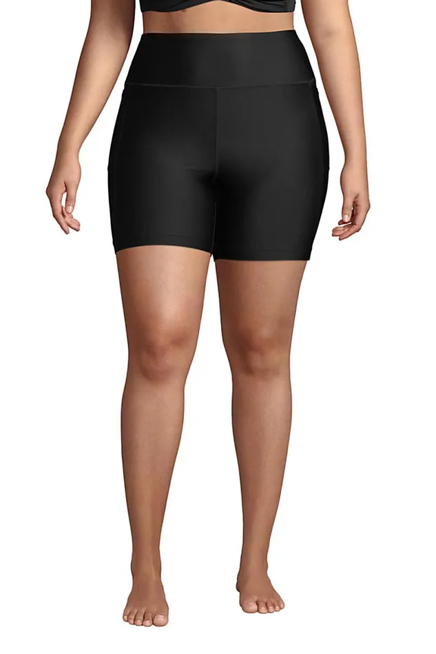 Lands039 End Swimsuits Women Plus Size Chlorine Resistant High Waisted 6034 Bike Swim Shorts With Upf 50 Sun Protection Black Lands039 End Swimsuits Women Plus Size Chlorine Resistant High Waisted 6034 Bike Swim Shorts With Upf 50 Sun Protection Black