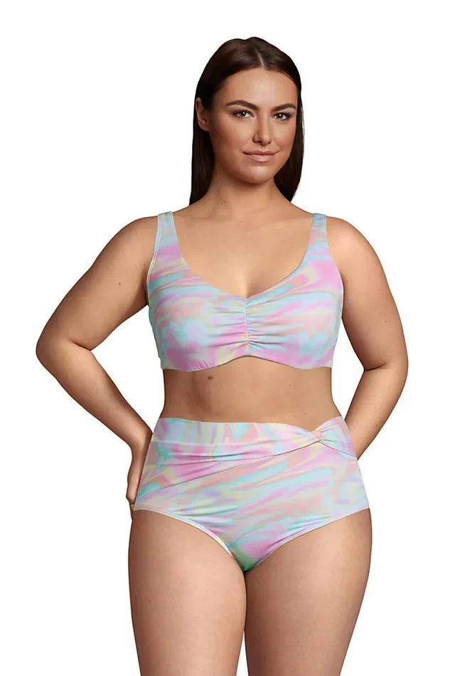 Lands039 End Swimsuits Women Plus Size Chlorine Resistant Vneck Underwire Bikini Top Swimsuit Adjustable Straps Wild Blossom Multi Swirl Lands039 End Swimsuits Women Plus Size Chlorine Resistant Vneck Underwire Bikini Top Swimsuit Adjustable Straps Wild Blossom Multi Swirl