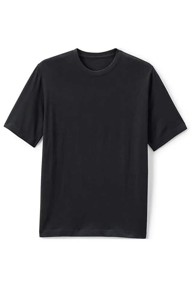 Lands039 End TShirts Men Short Sleeve Essential Tshirt Black Lands039 End TShirts Men Short Sleeve Essential Tshirt Black