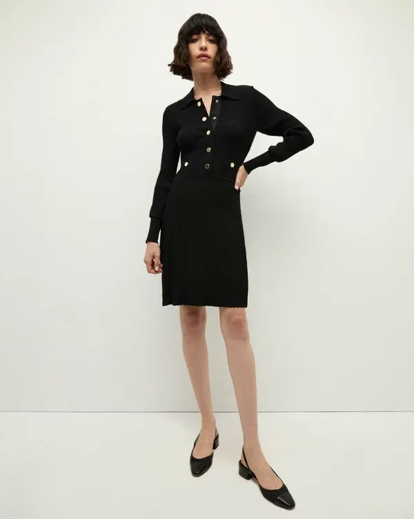 Lauper Sweater Dress Black Women Veronica Beard Dresses