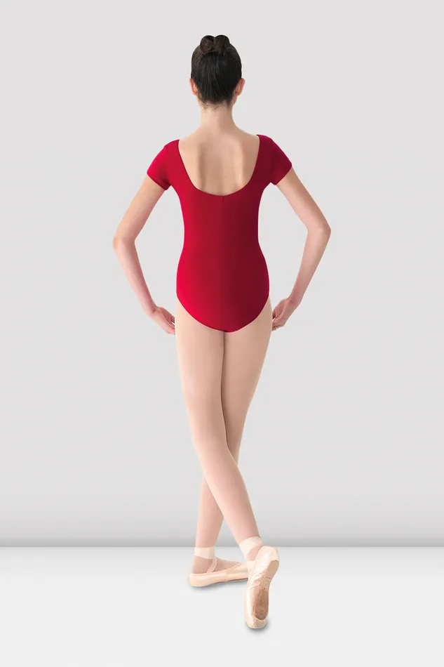 Leotards Bloch Children Girls Mirella Cap Sleeve Leotard Garnet