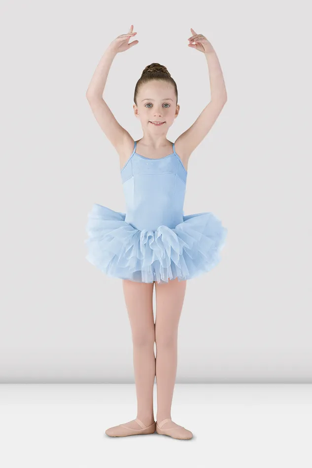 Leotards Bloch Children Girls Mirella Lace Up Back Tutu Dress Light Blue