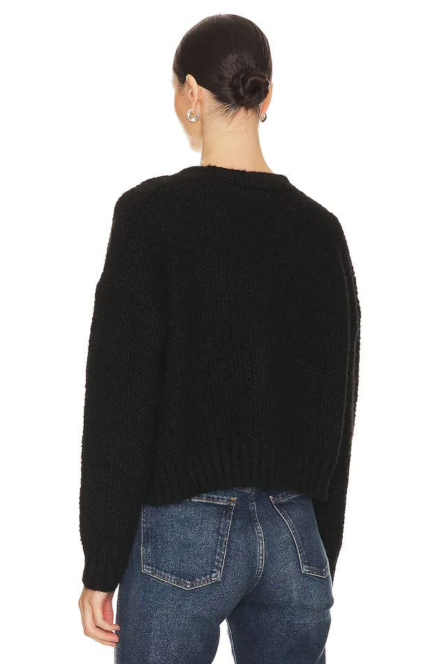 Lili Button Front Cardigan Black Women Lovers and Friends Sweaters and Knits