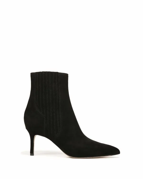 Lisa Suede MidHeel Bootie Black Suede Women Veronica Beard Shoes Lisa Suede MidHeel Bootie Black Suede Women Veronica Beard Shoes