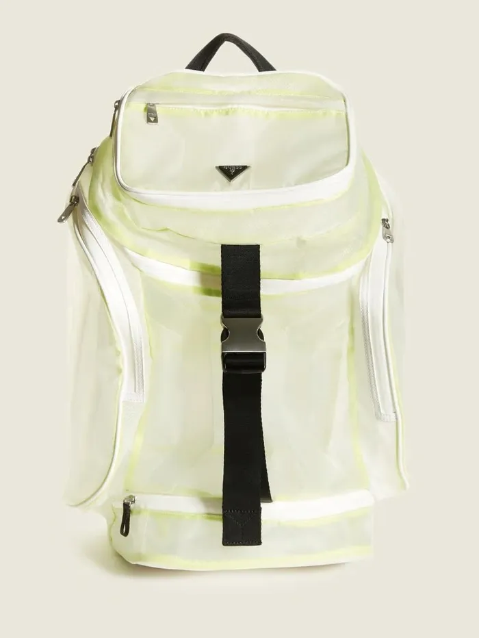 Luggage and Travel Bags Certosa Utility Backpack White Multi GUESS WomenMen