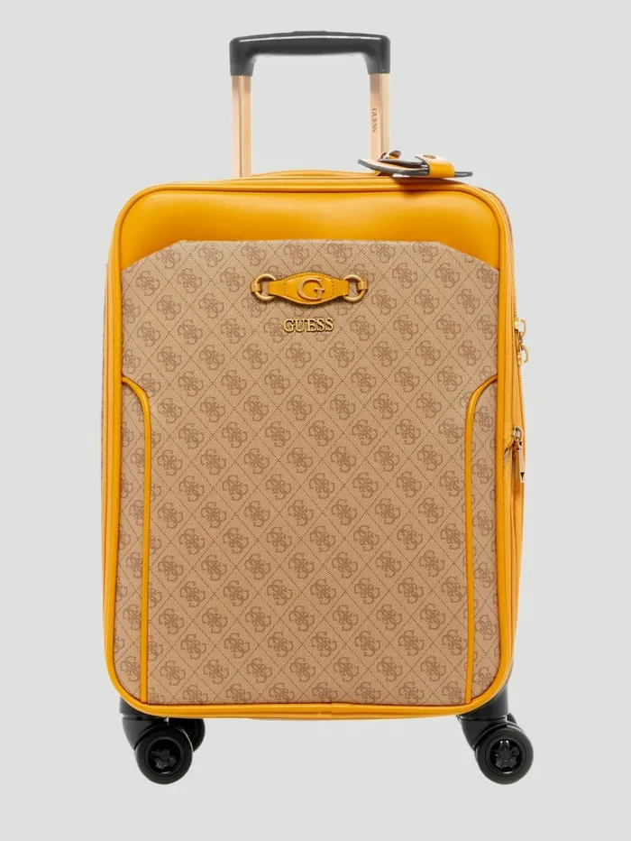 Luggage and Travel Bags GUESS WomenMen Izzy 188243 8Wheel Suitcase JauneLemon Yellow Luggage and Travel Bags GUESS WomenMen Izzy 188243 8Wheel Suitcase JauneLemon Yellow