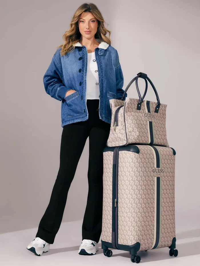Luggage and Travel Bags WomenMen GUESS Wilder G Cube Shopper Tote Espresso Logo Luggage and Travel Bags WomenMen GUESS Wilder G Cube Shopper Tote Espresso Logo