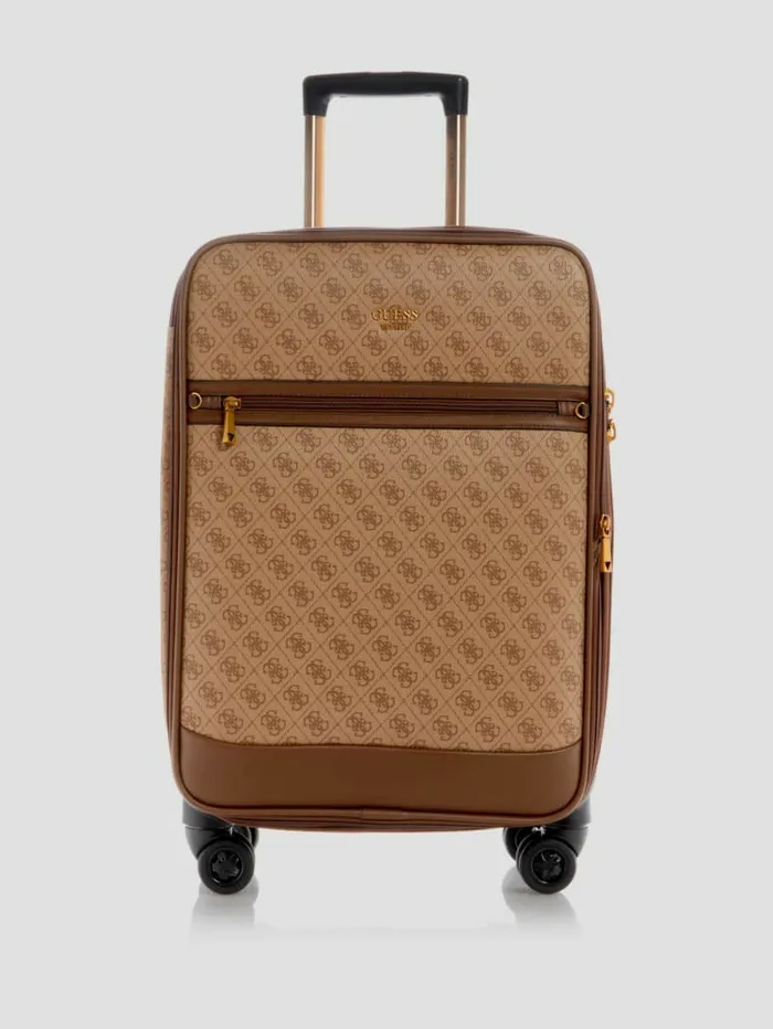 Luggage and Travel Bags WomenMen Keith 208243 8Wheel Suitcase Latte GUESS