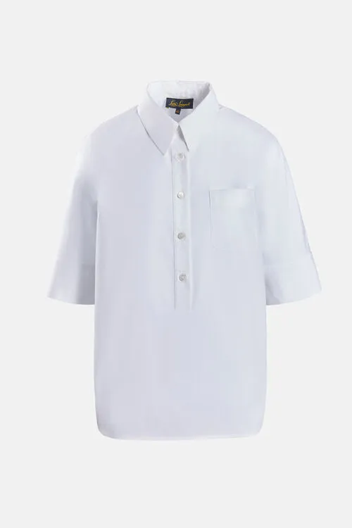 Luisa Spagnoli Borgata Borgata White Women Blouses and Shirts Luisa Spagnoli Borgata Borgata White Women Blouses and Shirts