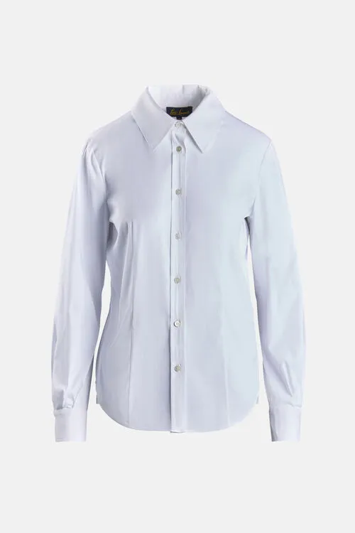 Luisa Spagnoli Buratto Buratto White Women Blouses and Shirts Luisa Spagnoli Buratto Buratto White Women Blouses and Shirts