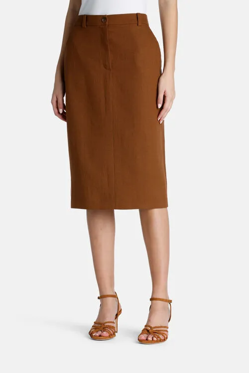Luisa Spagnoli Tempesta Tempesta Tobacco Women Skirts and shorts
