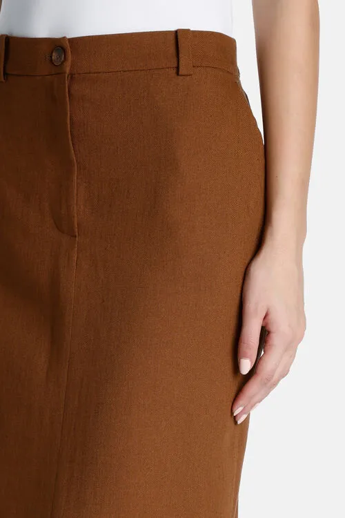 Luisa Spagnoli Tempesta Tempesta Tobacco Women Skirts and shorts