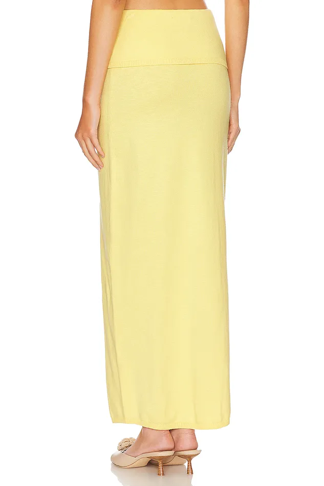 Lumielle Maxi Skirt Baby Yellow Women Lovers and Friends Skirts