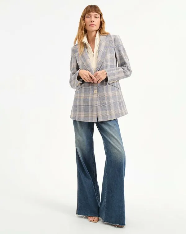 Maci Dickey Jacket Blue Multi Women Veronica Beard Jackets and Outerwear Maci Dickey Jacket Blue Multi Women Veronica Beard Jackets and Outerwear