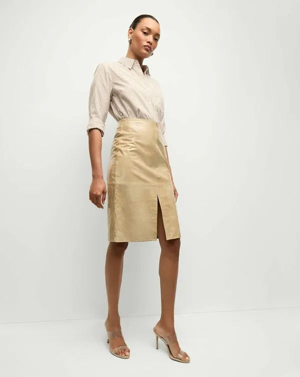 Maia Striped Shirt Acornandwhite Women Veronica Beard Tops Maia Striped Shirt Acornandwhite Women Veronica Beard Tops