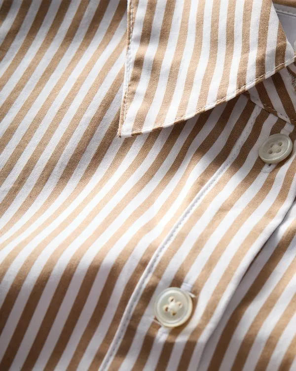 Maia Striped Shirt Acornandwhite Women Veronica Beard Tops Maia Striped Shirt Acornandwhite Women Veronica Beard Tops