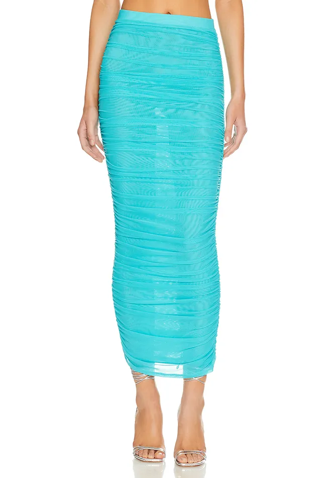 Marine Maxi Skirt Bright Blue Women Lovers and Friends Skirts