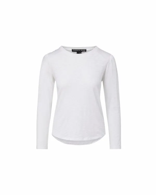 Mason Baseball Tee White Women Veronica Beard Tops Mason Baseball Tee White Women Veronica Beard Tops