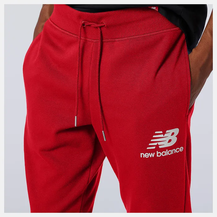Matching Sets New Balance Men NB Essentials Stacked Logo Sweatpant TEAM RED INLINE Matching Sets New Balance Men NB Essentials Stacked Logo Sweatpant TEAM RED INLINE