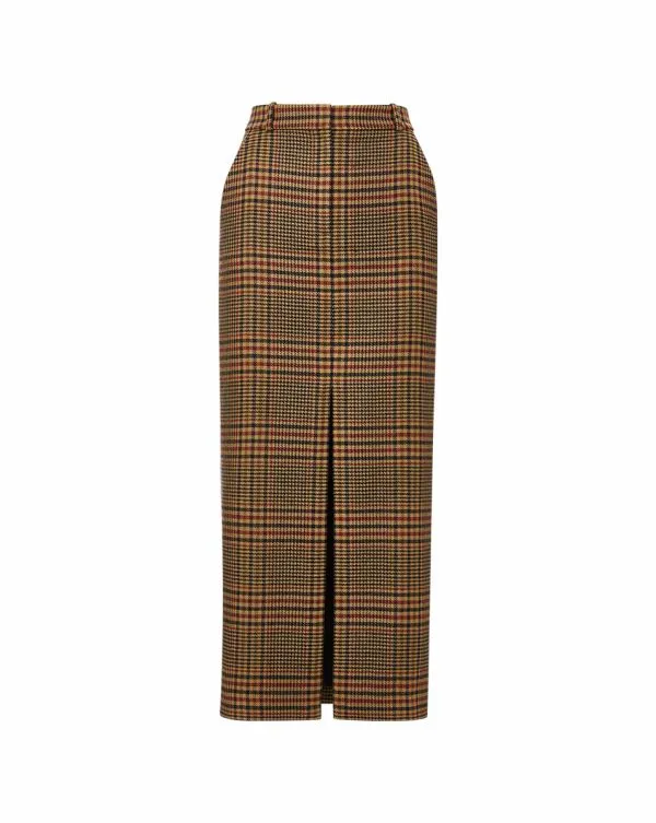 Maxine Plaid Maxi Skirt Camelandblack Women Veronica Beard Skirts and Shorts Maxine Plaid Maxi Skirt Camelandblack Women Veronica Beard Skirts and Shorts