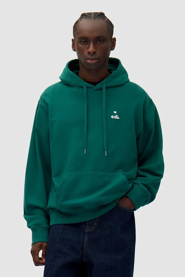 Men Arte Antwerp Sweat capuche avec logo en forme de cur Sweats capuche