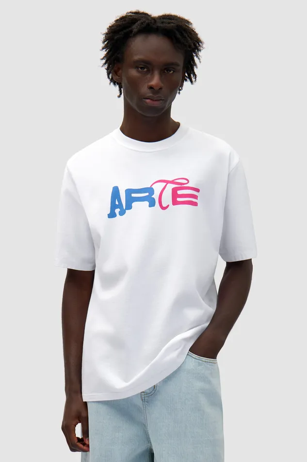 Men Arte Antwerp Tshirt logo imprim en duo Tshirts