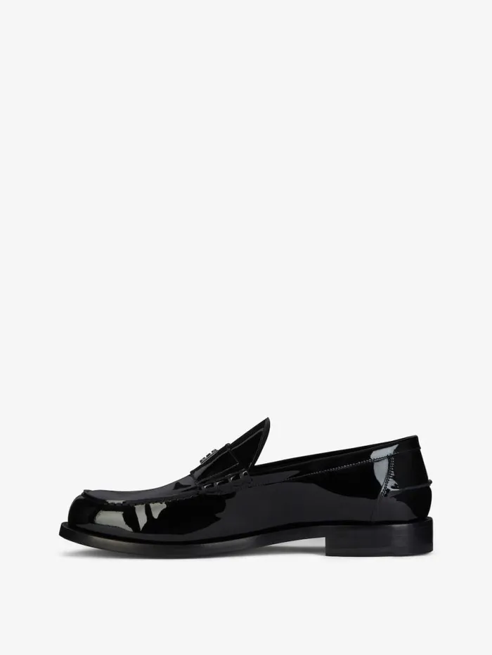Men Boots and Loafers Givenchy Mr G Loafers In Patent Leather Black Men Boots and Loafers Givenchy Mr G Loafers In Patent Leather Black