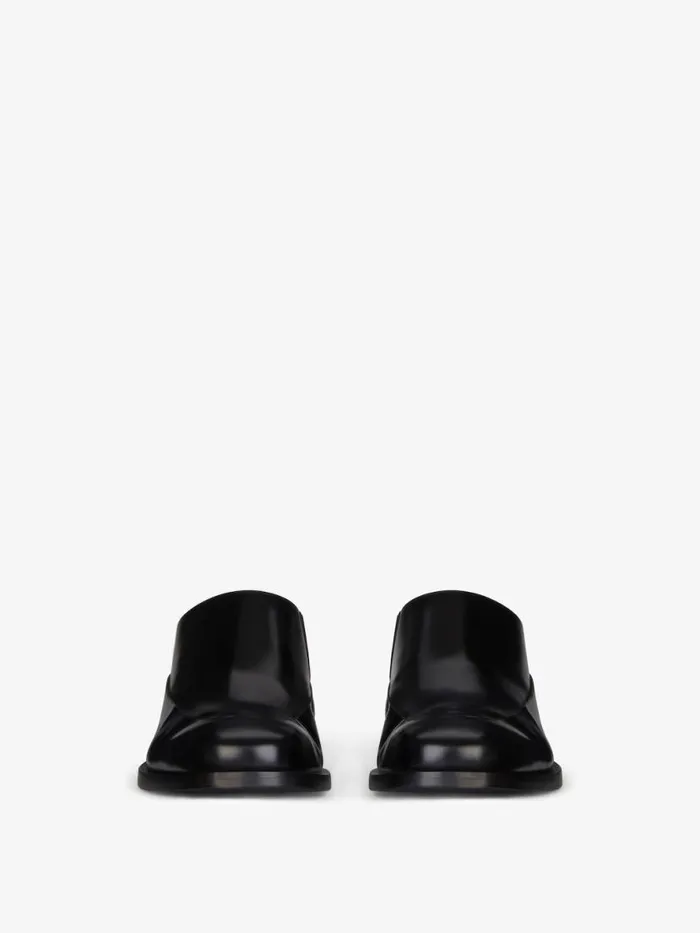 Men Boots and Loafers Givenchy Squared Derbies In Leather Black Men Boots and Loafers Givenchy Squared Derbies In Leather Black