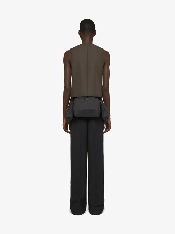Men Coats and Jackets Givenchy Waistcoat In Wool Military Green