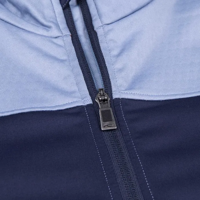 Men Dane Midlayer HalfZip Santoriniatlanta Blue KJUS Midlayers and Sweaters