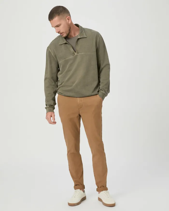 Men Davion Quarter Zip Pullover 8211 Vintage White Sage Sweaters and Sweatshirts PAIGE Men Davion Quarter Zip Pullover 8211 Vintage White Sage Sweaters and Sweatshirts PAIGE