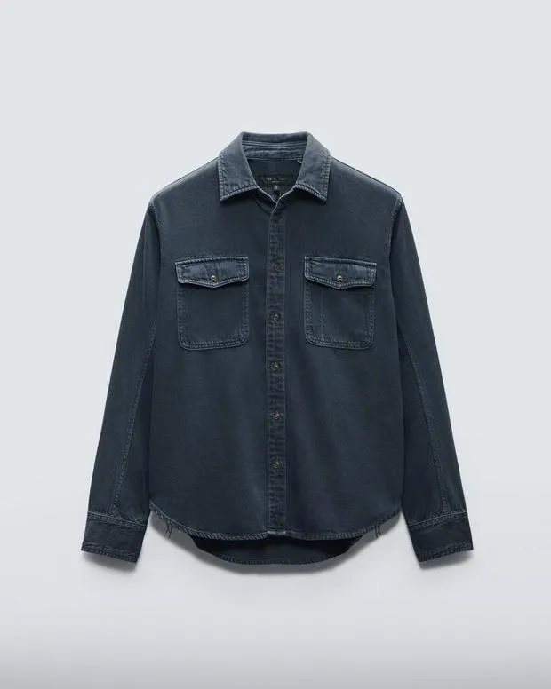 Men Featherweight Denim Shirt Minna Shirts rag and bone