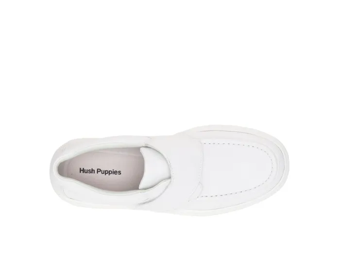 Men Gil White Leather Walking Shoes Hush Puppies Men Gil White Leather Walking Shoes Hush Puppies